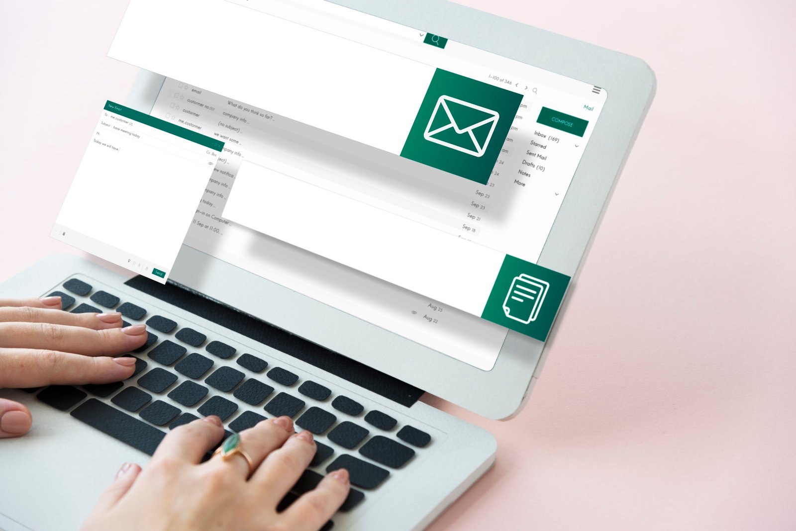 E-mail Global Communications Connection Social Networking Concept